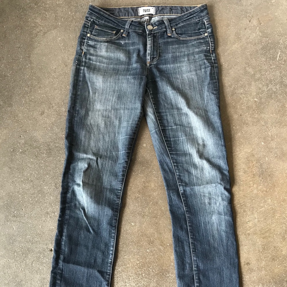 Paige Skyline Straight Jeans